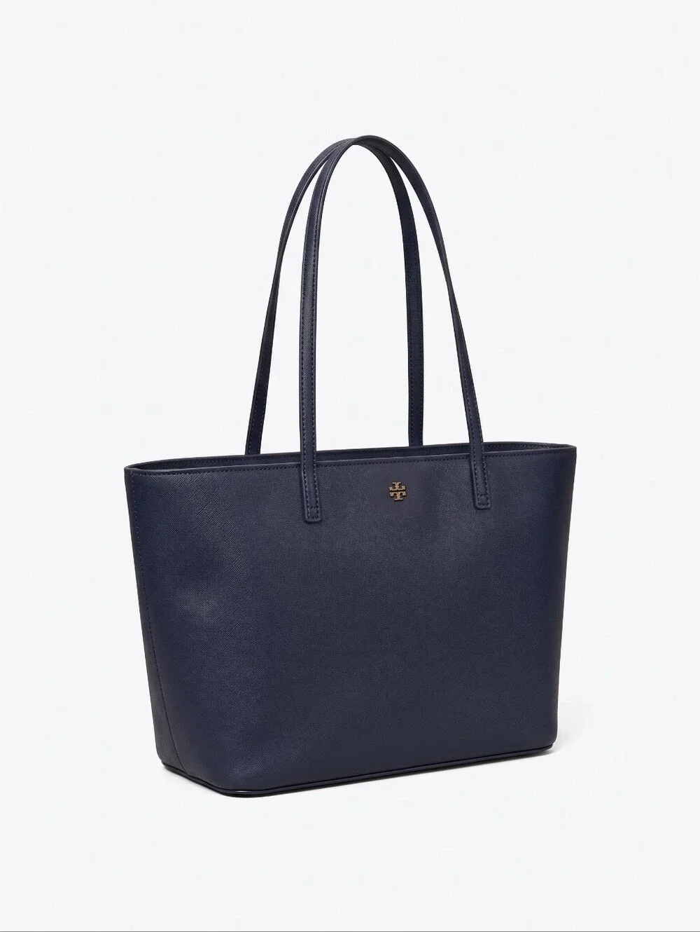Tory Burch Navy Saffiano Leather Tote Bag